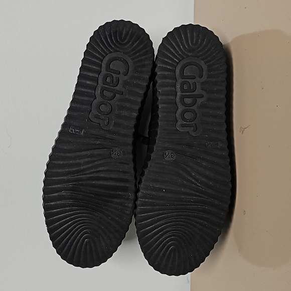 GABOR Women's Low-Top Black Patent Platform Sneakers Size 3½ (160418) - Picture 13 of 14